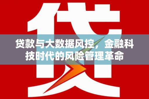 兰屿贷款与大数据风控，金融科技时代的风险管理革命