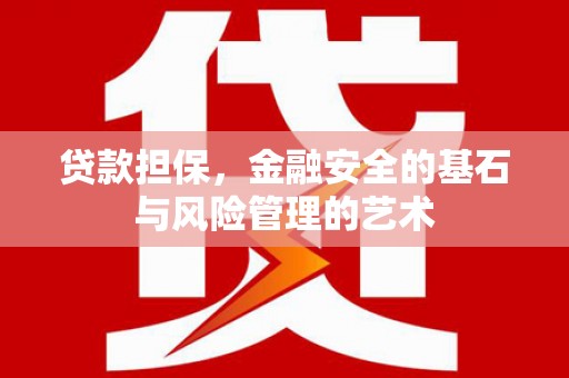 兰屿贷款担保，金融安全的基石与风险管理的艺术