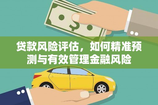 兰屿贷款风险评估，如何精准预测与有效管理金融风险