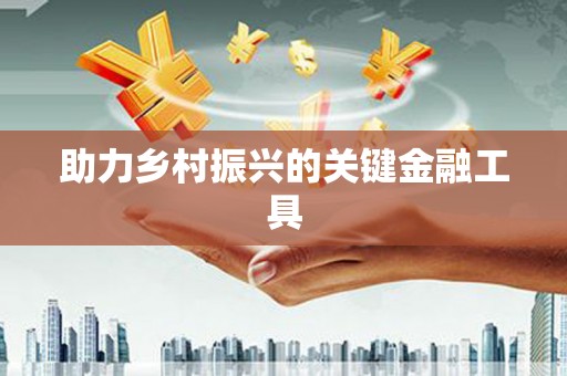 兰屿助力乡村振兴的关键金融工具