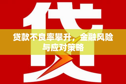 兰屿贷款不良率攀升，金融风险与应对策略