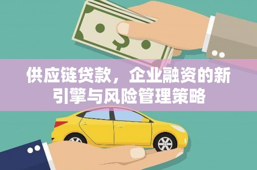 兰屿供应链贷款，企业融资的新引擎与风险管理策略
