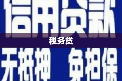 兰屿税务贷