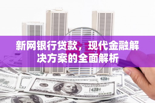 兰屿新网银行贷款，现代金融解决方案的全面解析