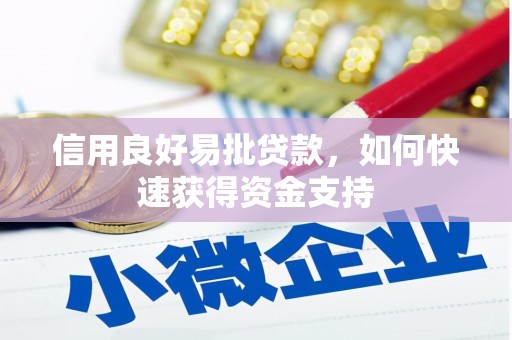 兰屿信用良好易批贷款，如何快速获得资金支持
