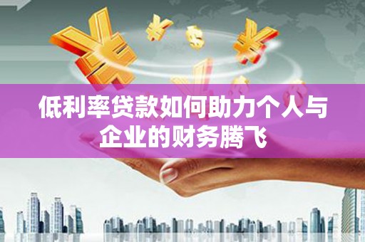 兰屿低利率贷款如何助力个人与企业的财务腾飞