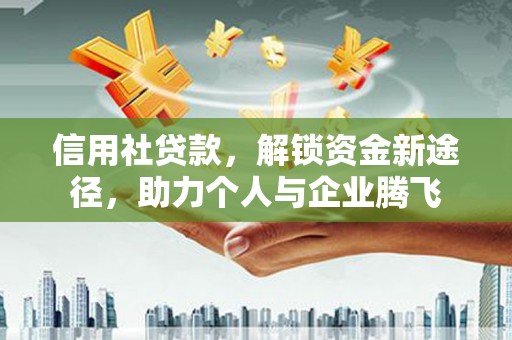兰屿信用社贷款，解锁资金新途径，助力个人与企业腾飞