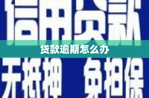 兰屿贷款逾期怎么办