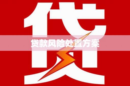 兰屿贷款风险处置方案