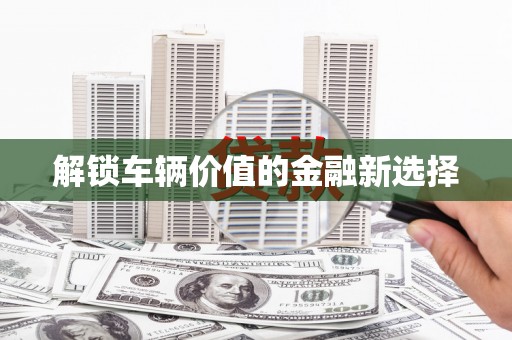 兰屿解锁车辆价值的金融新选择