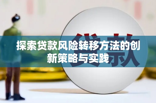 兰屿探索贷款风险转移方法的创新策略与实践